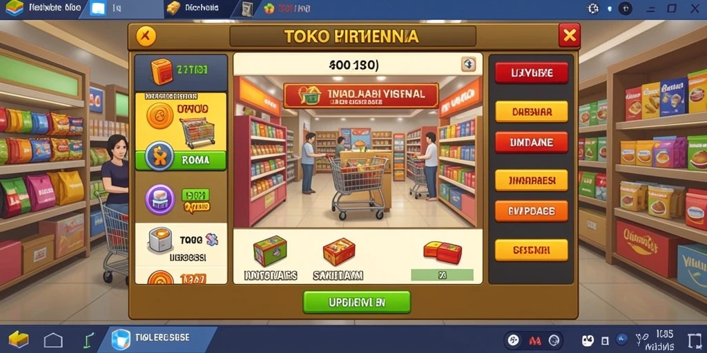 Level yang menampilkan grafis epik dan tantangan.