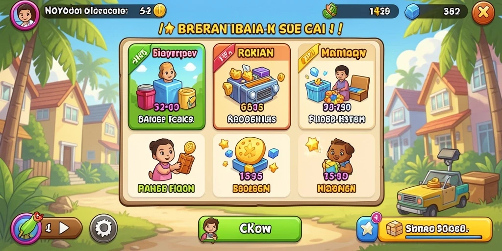 Sistem reward yang menarik untuk setiap level.
