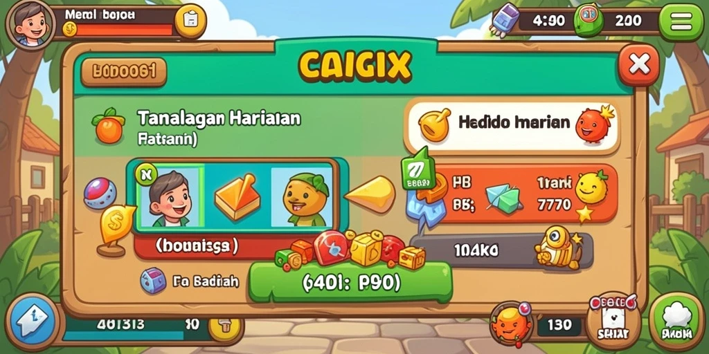 Karakter unik dan menarik dalam permainan.