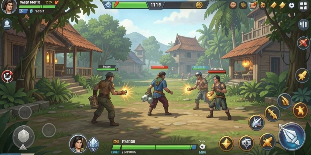Screenshot dari gameplay yang menegangkan.